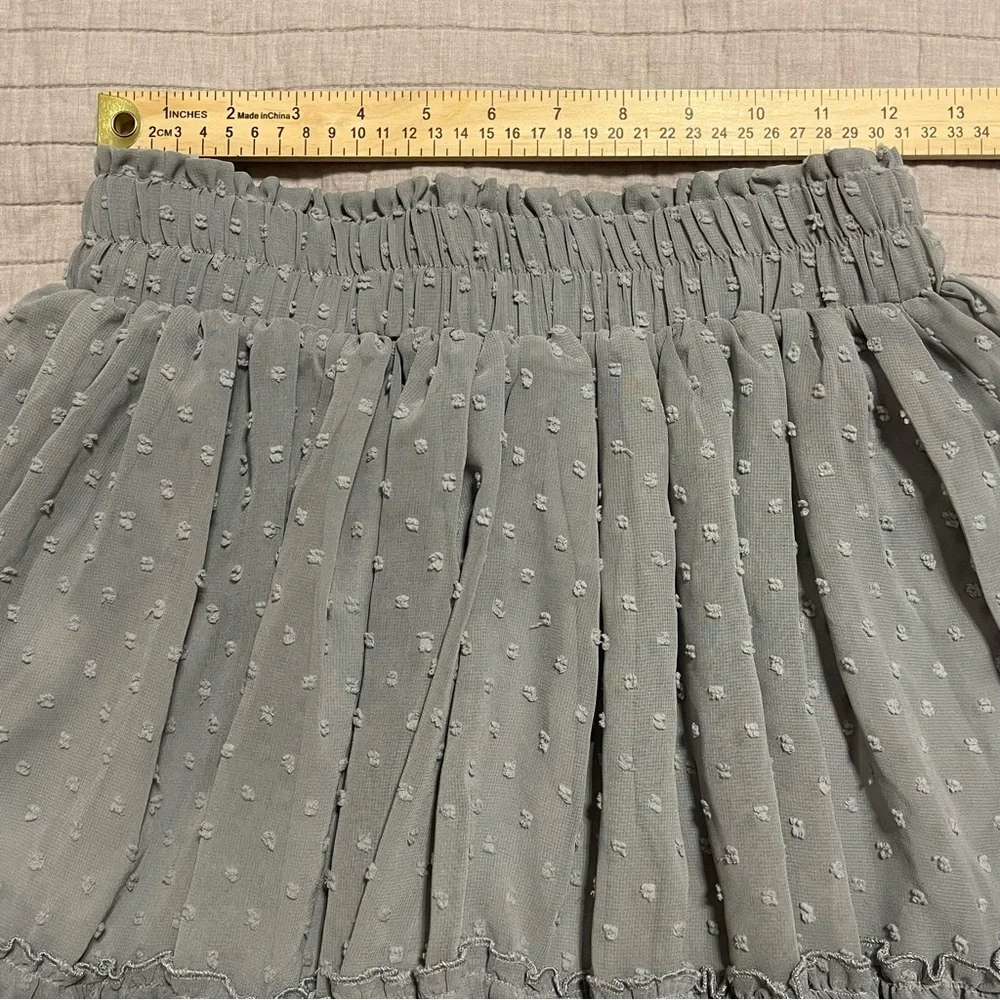 Entro Girls Gray Tulle Skirt Size Small - Picture 3 of 9